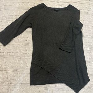 The Limited grey 3/4 sleeve sweater, medium